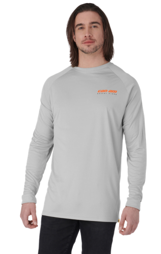 Koszulka Can-Am Performance LS Tee Silver1.png