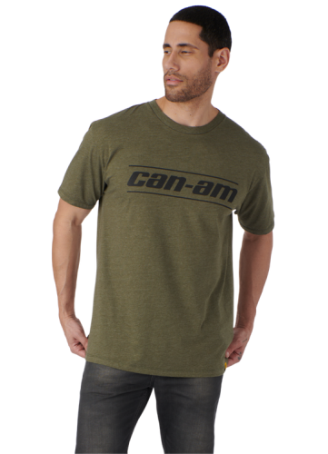 T-shirt Can-Am Signature Army Green1.png