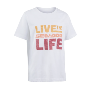 T-shirt dziecięcy Sea-Doo Life White