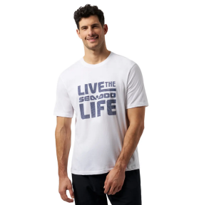 T-shirt męski Sea-Doo Live The Sea White
