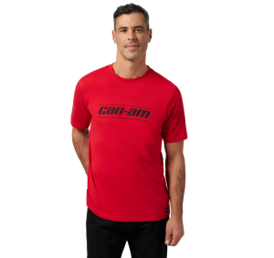 T-shirt Can-Am Signature 1973 Red